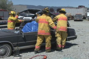 Burlington fire fighters will go up against fireman from Canada and the United States in an auto extraction competition.