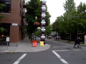 Well it might go somewhere on Brant Street – I suppose but we could import totem polls that would be more authentic.