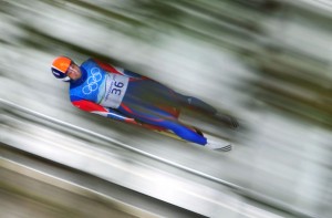 The traditional position of a luge athlete is to lay on the sled feet forward.  A Burlington youth stretched out on his skateboard head forward and roared down Danforth Place – and collided with a pick up truck.