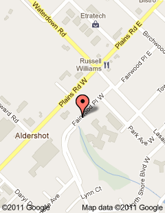 Aldershot HS map
