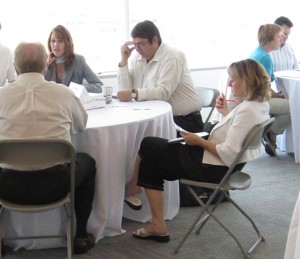 Martiuk-MME-Dwyer SrtPlan The thinking it through was always part of the job – here Martiuk does his homework alongside staff and Council members.