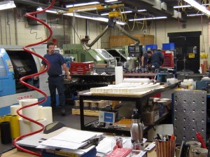Thordon workshop Products go through different departments as the come from manufacturing the finishing and into shipping where they are sent to more than 70 countries around the world. China is the companies biggest customer.