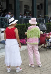 Some people got right into the mood of the Sophisticated  Sound Orchestra.  Couple of ladies were dolled up waiting for dance partners.  No one took to the floor to dance.