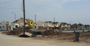The last major housing development in Burlington is well underway.  Occupancy should begin late in the year.