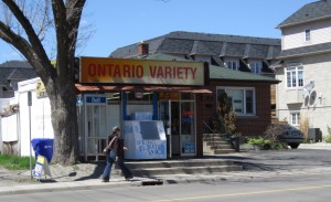 The Sakran family ran and still runs the Ontario Variety, a small store that has served the community for many years.  Karmel worked behind the counter and swept the floors and was always known as “Norm’s kid”.  His Father was revered and respected by his peers.