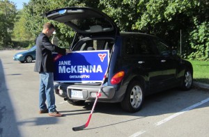 Cottingham sign in trunk