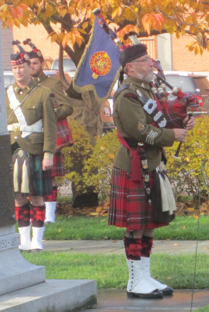 Lead piper Dutch Highlanders