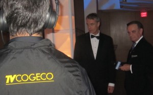 Cogeco Cable treated the event as a major community special and had their two lead Burlington reporters on hand for the event.  Deb Tymstra and Mark Carr did basically end to end coverage.