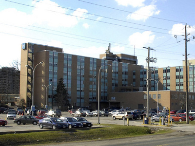Hospital from parking lot BEST