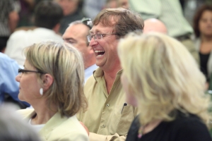 Wallace at Caucus meeting