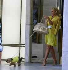 Mother in yellow NOT shopping