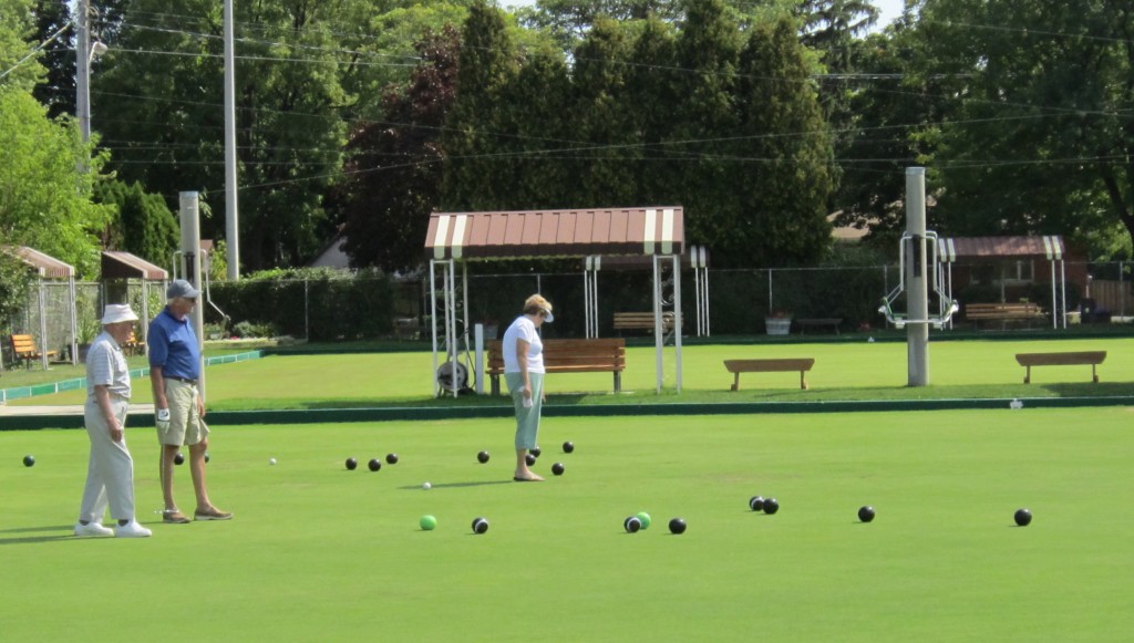 Lawn Bowling Club is right beside the Seniors Centre. In good weather plenty of opportunity to get out and get some exercise and fresh air. The Library is a very short walk away. Much of wjhat Senirs need in the way of civic services are in the immediate area.