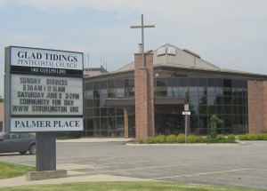 Home church for Wendy HAger is Glad Tidings on Guelph Line.