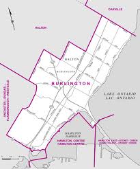 Boundaries for the riding of Burlington will stay the same. Oakville gets an additional seat and Halton gets bits and pieces chopped off.