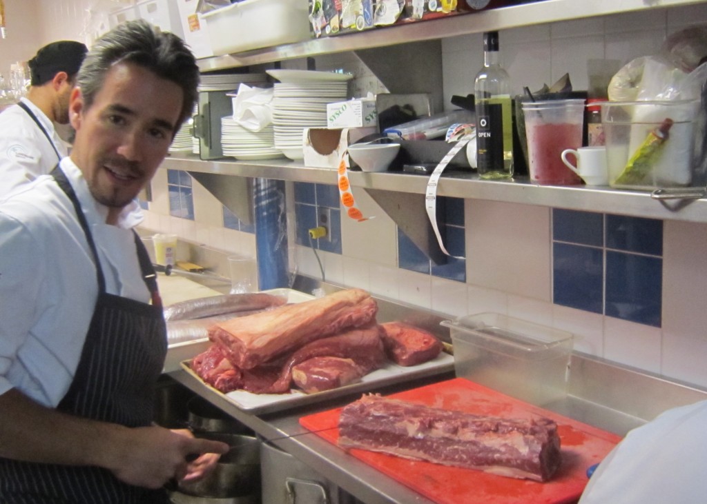 spencer's Chef facing camera