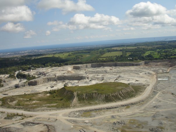 Nelson Quarry aerial view