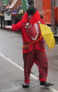 Clown red hair