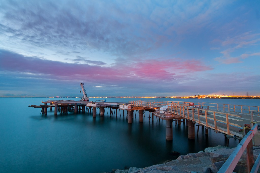 Pier Sunrise- by Ron Kuzak Sept -12