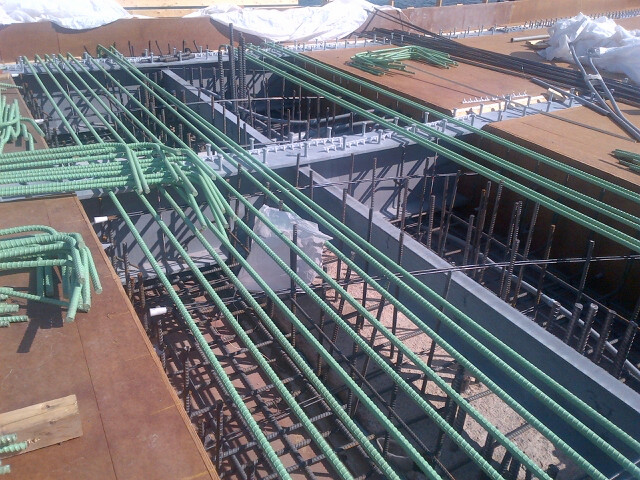 Pier re-bar going in Oct 10-12