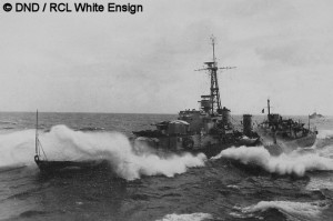 These were the ships that fought the Battle of the Atlantic, the longest naval battle in history. Shown here is HMCS Haida, currently tied up in Hamilton.