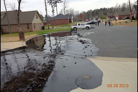 Toxic oil was running through the streets of MAyflower Arkansas in a pipeline most people ddn't even know was in place.  Burlington groups want to make sure something like this doesn't happen here.