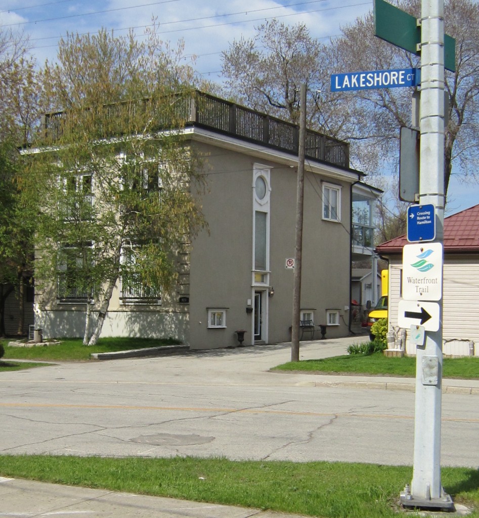 Residents on the Beachway have spent thousands of dollars to upgrade their properties - this is where they live and where they want to stay.  One of the better examples of improved properties is this house on Lakeshore Road