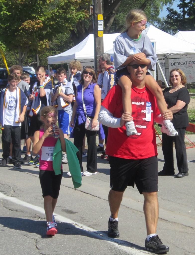 Casey Cosgrove had a couple of hundred people walking with him last year in the Terry Fox Run. This year he will serve on the organising committee - imagine if those who ran and walked with Cosgrove all volunteered as well? This is going to be THE event come September. Get your name on the list now.