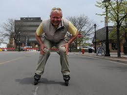 Dennison JAck on roller blades