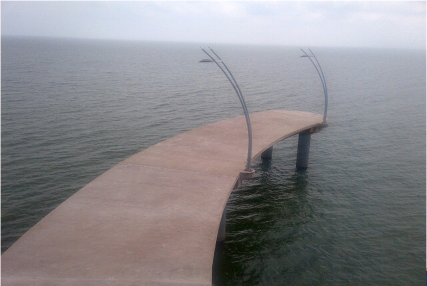Pier End of pier from scafolding May -,2013