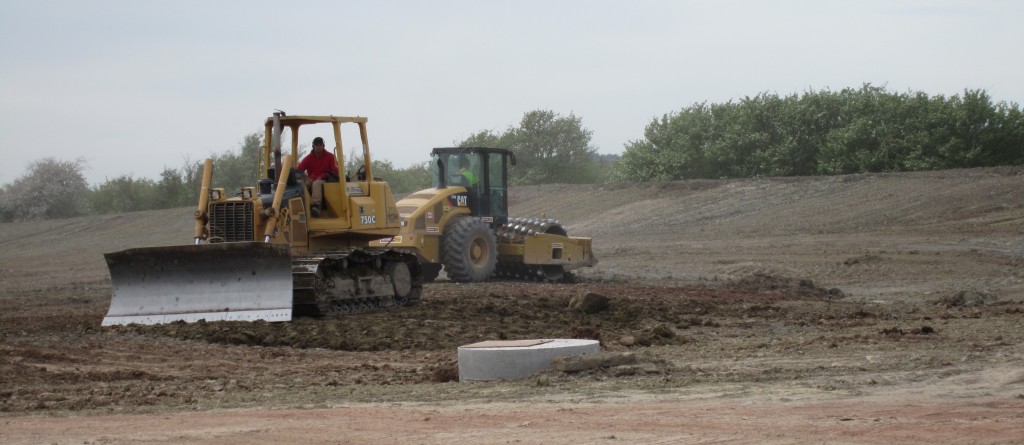 Air PArk - bull dozer - ground leveller