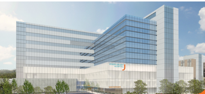 Joseph Brant hospital rendering