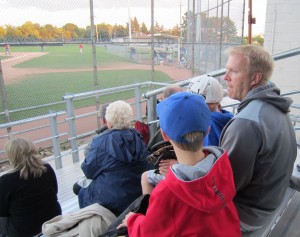 Bandits last gme 2013 - Dad and the boys