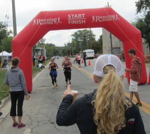 when you cross that finish line - a cup of water is real welcome. The Terry Fox organization in Burlington covers all the bases.