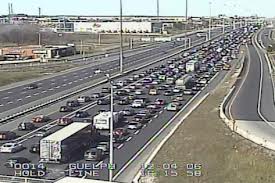 QEW traffic jam