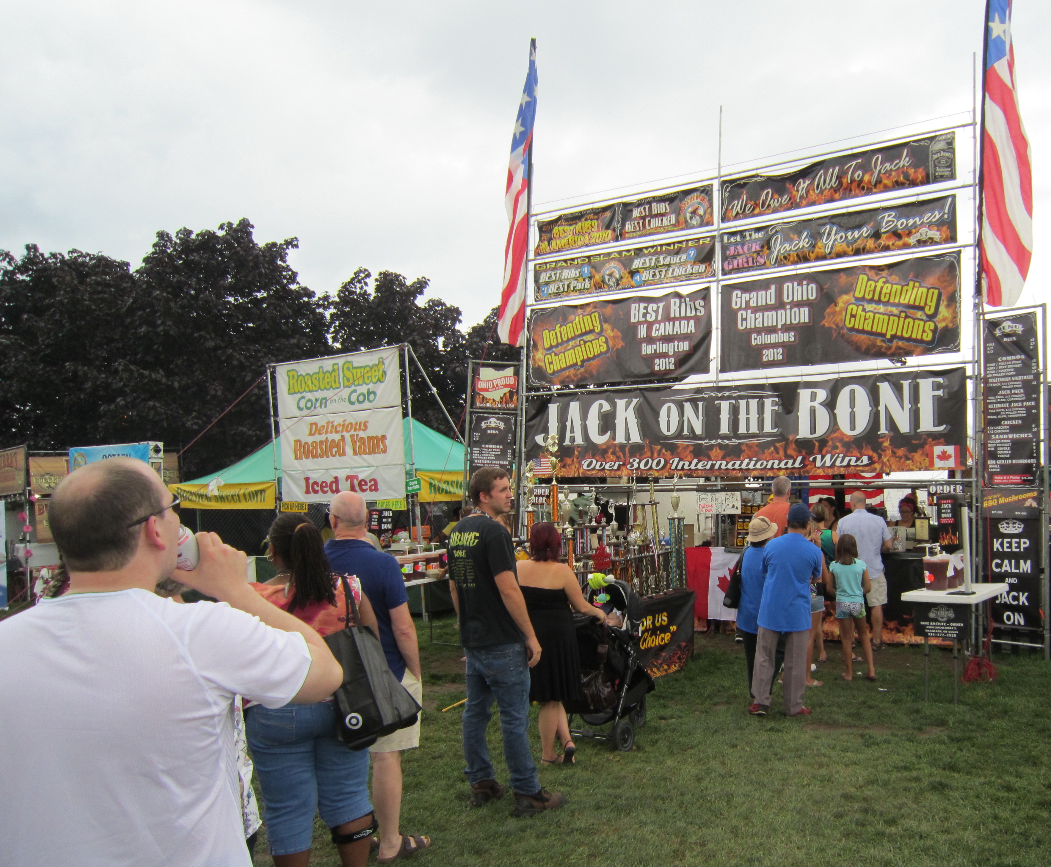 The length of the line-up told which ribs were most popular.