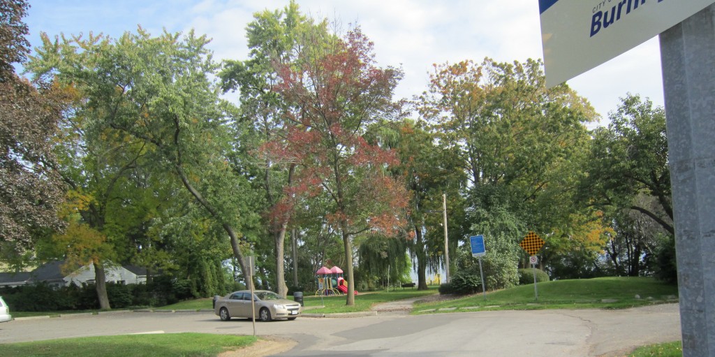 Nelson Park lot to the right