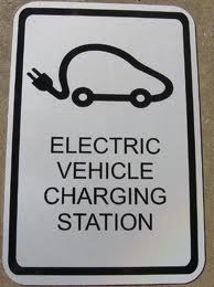 Electric car charging station