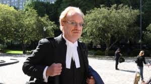 Lawyer in robes