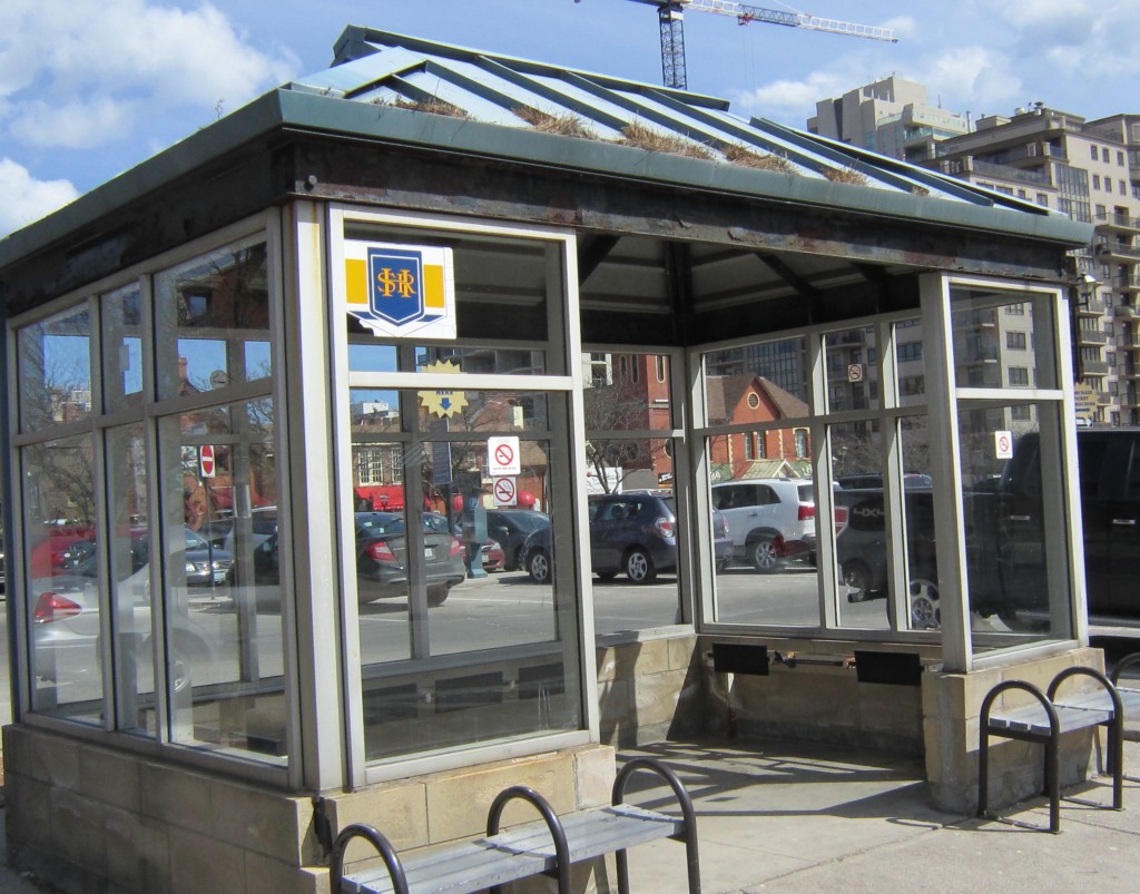 This is all transit riders are going to have for shelter in the cold weather once the terminal building is taken down.