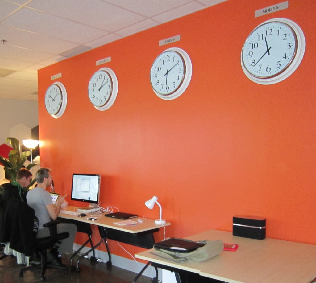 Hive clock wall