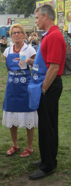 Mayor Rick Goldring with Ontario Premier Kathleen Wynne. Will she get re-elected before he faces the electorate and will he win when he does?