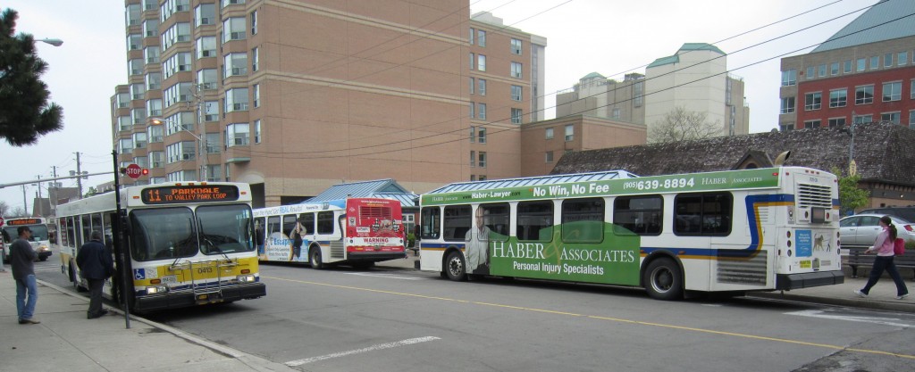 If there was ever a place to locate a transit terminal - that would be John Street where the only terminal in the city is now located.  Transit department is recommending it be removed and tickets sold at city hall.  Ward 2 Councillor Marianne Meed Ward isn't buying that business case