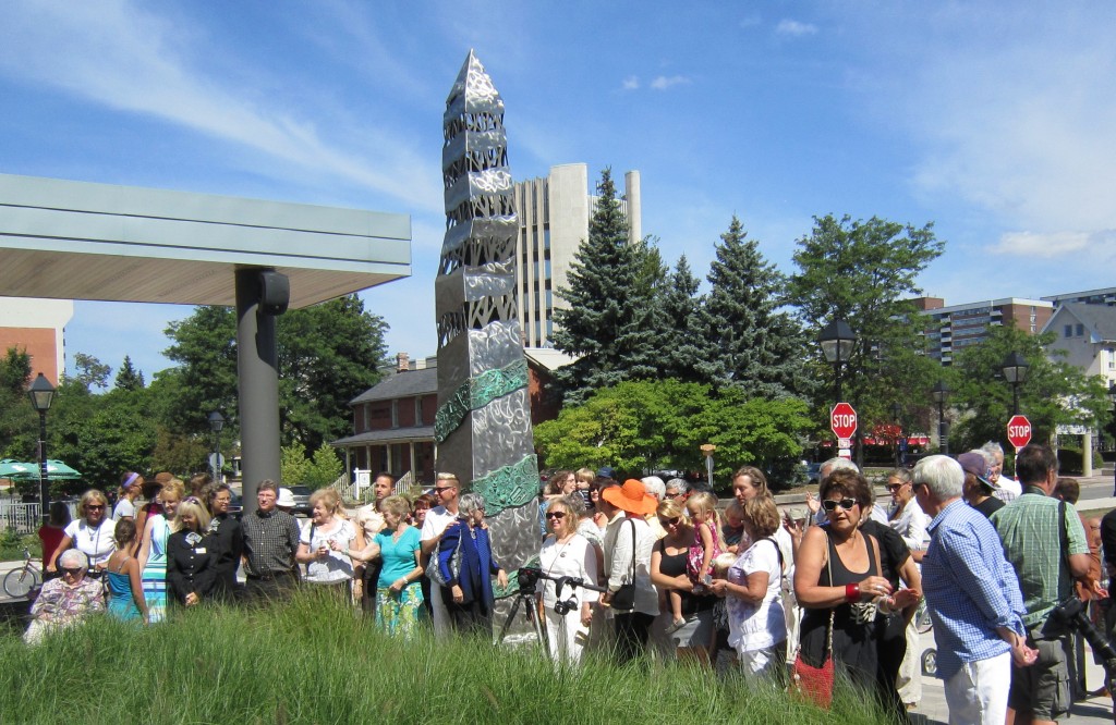 The unveiling of the Spiral Stella outside the Performing Arts Centre on a bright summer day was thought to be the beginning of a breakthrough point for the arts and cultural community. Hasn't worked out that way, yet - but art perseveres - their day will come.