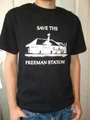 Most people know it as the Freeman Station - even though officially it was the Burlington West Junction station and that is what the sign on the structure will say the day it is opened as a tourist destination. 