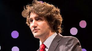 Trudeau Justin with big hair