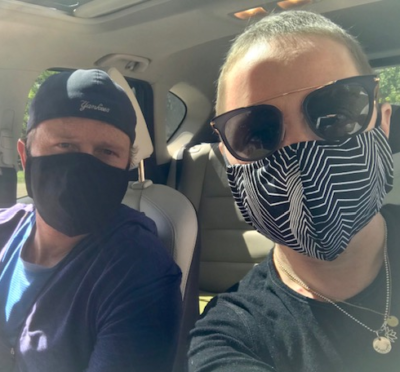 Dan and Nicki - masks