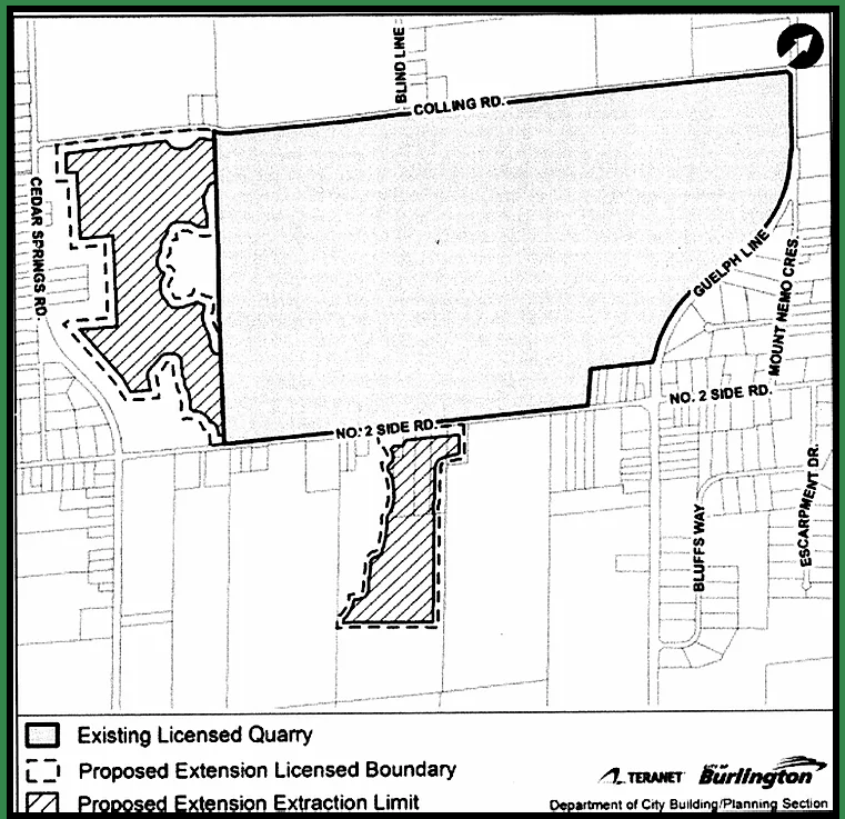 CORE graphic of quarry site 