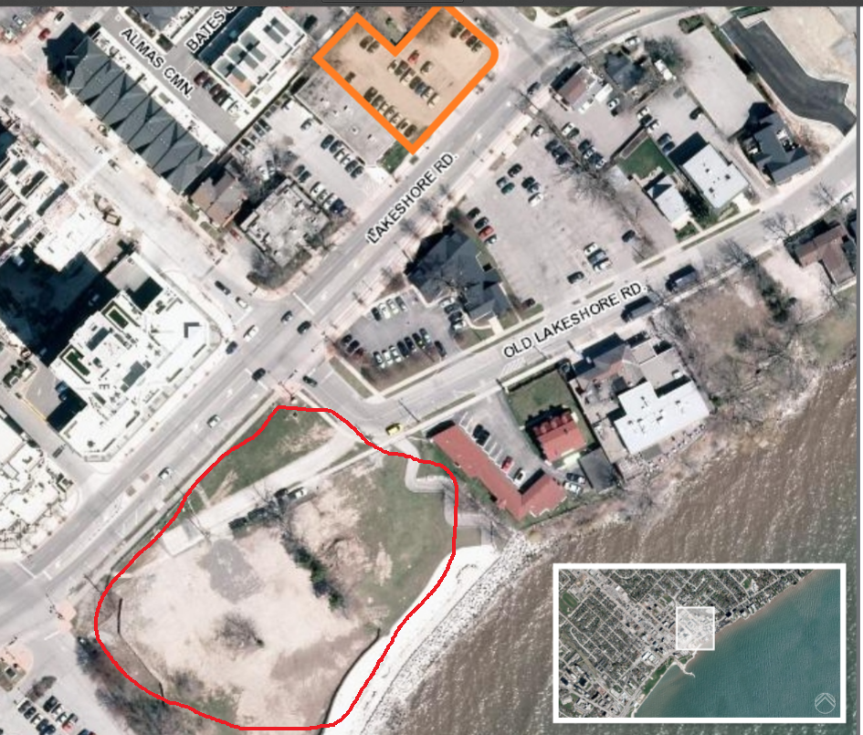 ADI aerial photo red line marking Bridgewater site