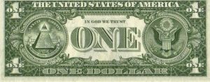 Ameerican dollar In God we trust