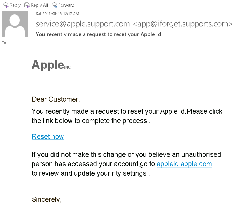 Apple scam May 12-17